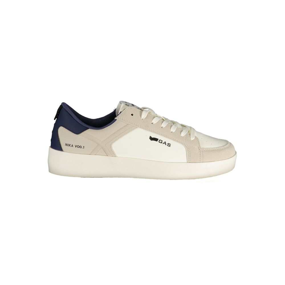 Gas White Polyurethane Men's Sneaker - Luxe Nova