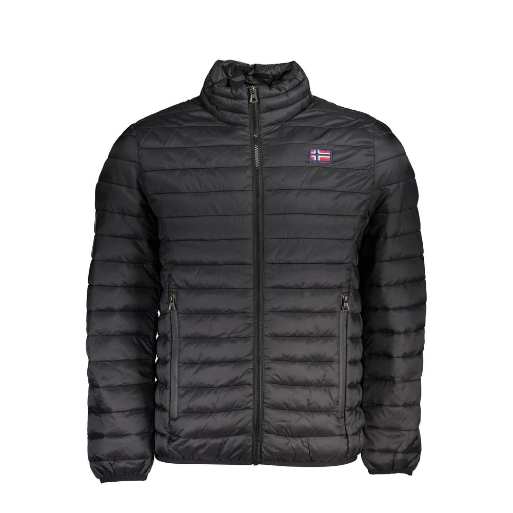 Norway 1963 Black Polyamide Men's Jacket - Luxe Nova