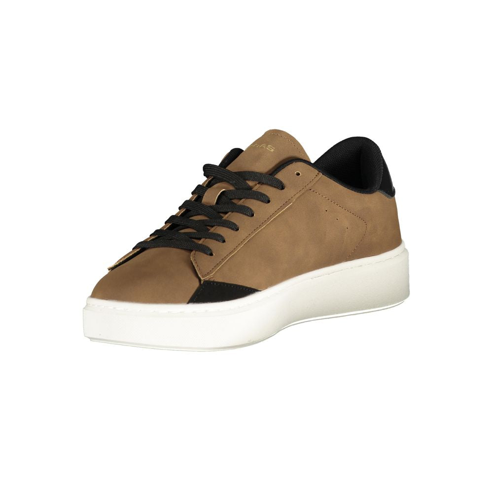 Gas Marrone Polyurethane Men Sneaker - Luxe Nova