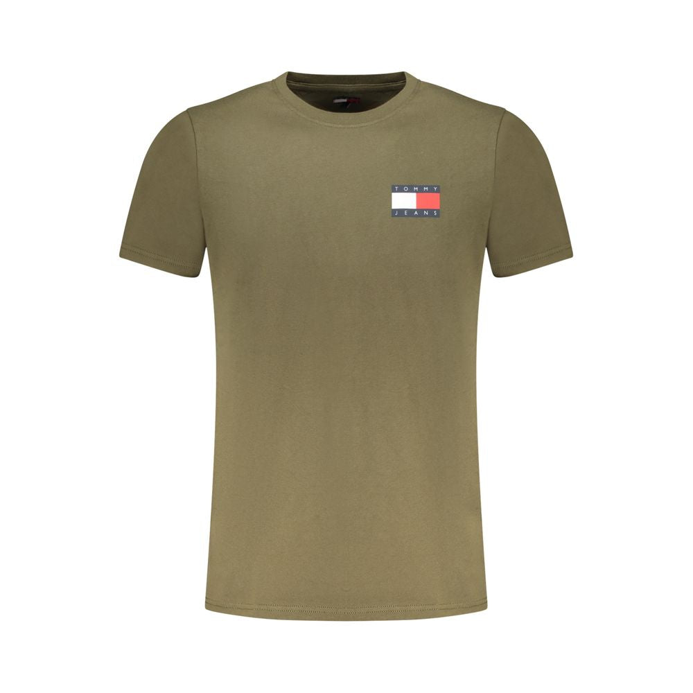 Tommy Hilfiger Verde Cotton Men T-Shirt - Luxe Nova