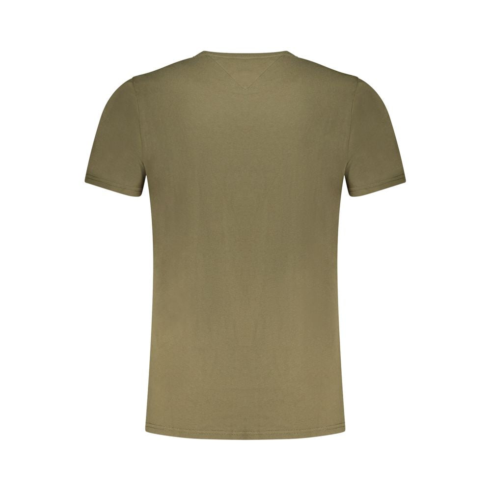 Tommy Hilfiger Verde Cotton Men T-Shirt - Luxe Nova