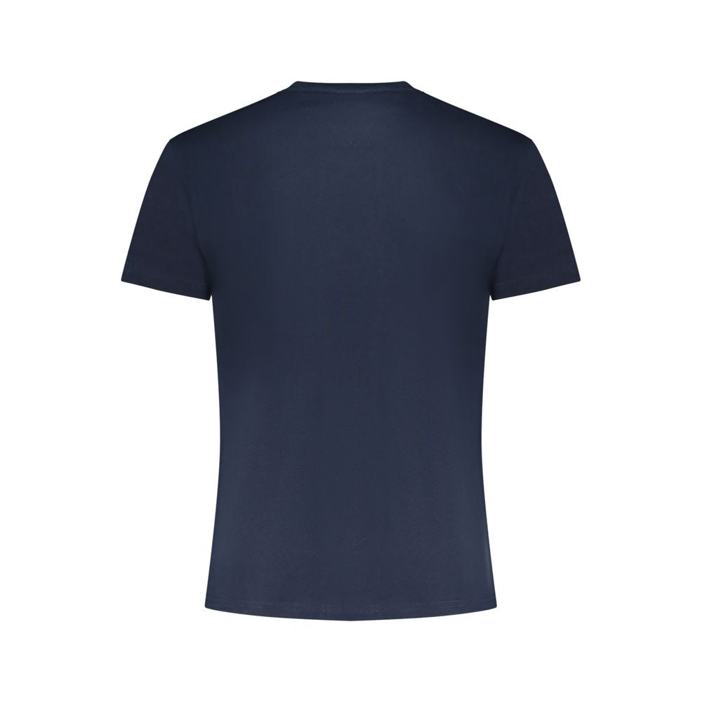 Tommy Hilfiger Blue Cotton Men T-Shirt - Luxe Nova