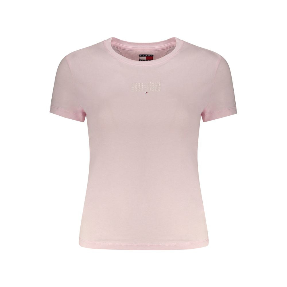 Tommy Hilfiger Rosa Cotton Women T-Shirt - Luxe Nova
