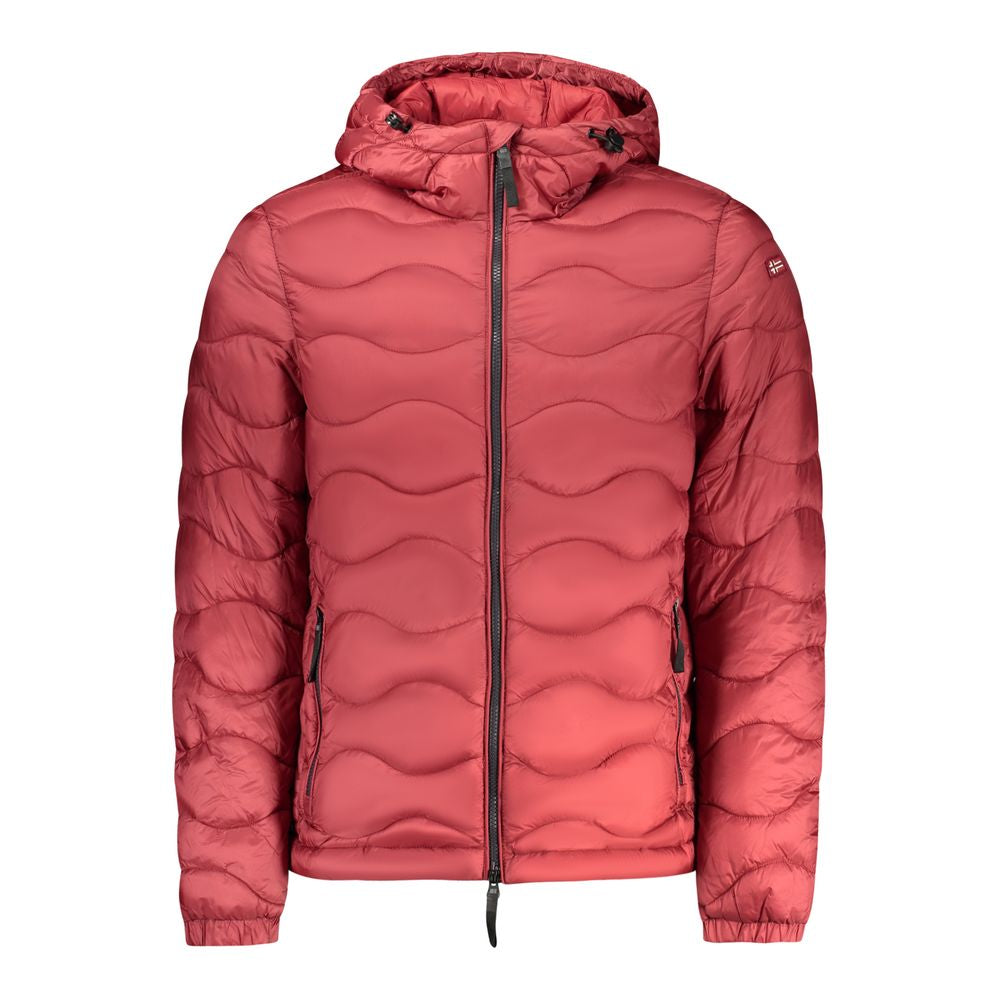Norway 1963 Red Polyamide Men's Jacket - Luxe Nova