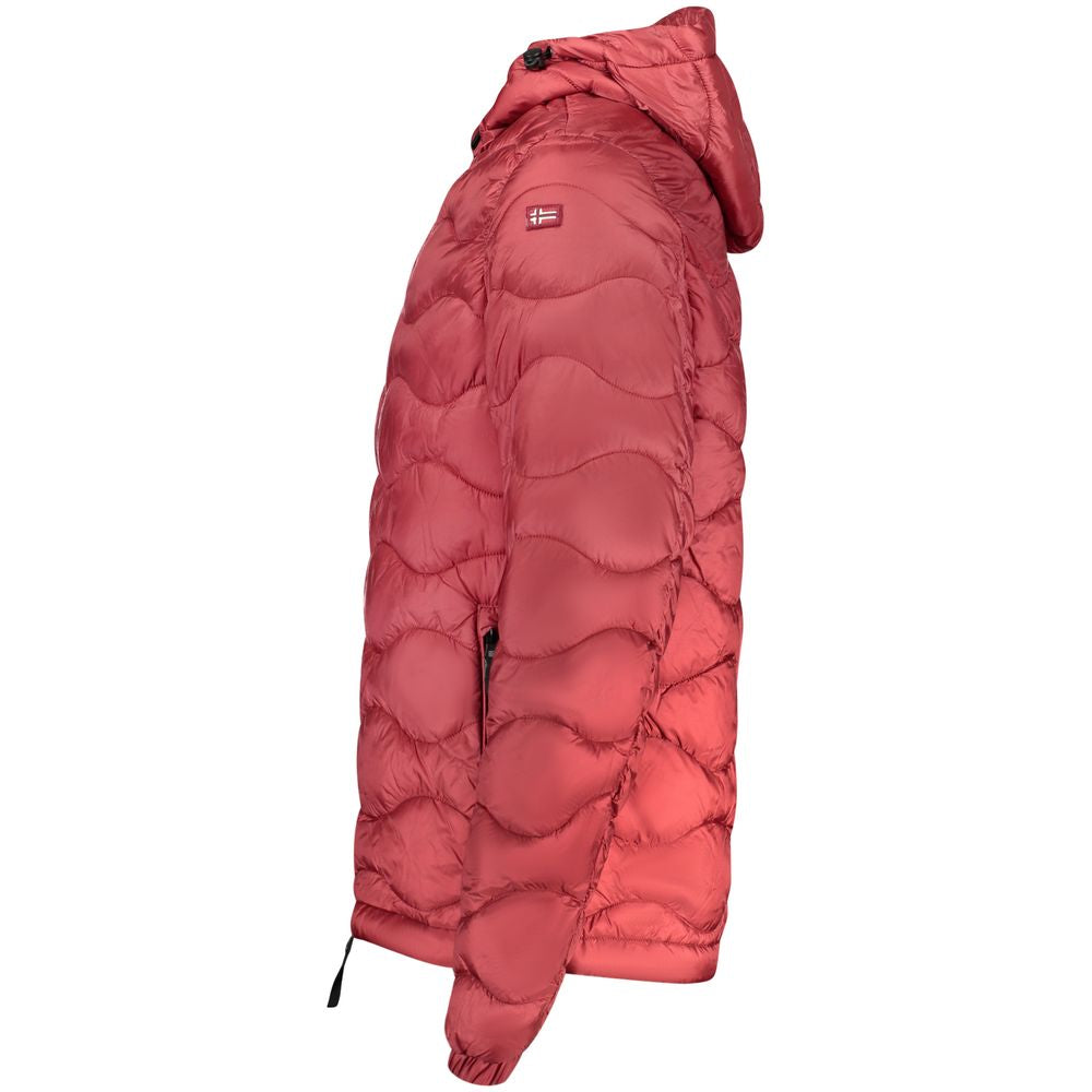 Norway 1963 Red Polyamide Men's Jacket - Luxe Nova