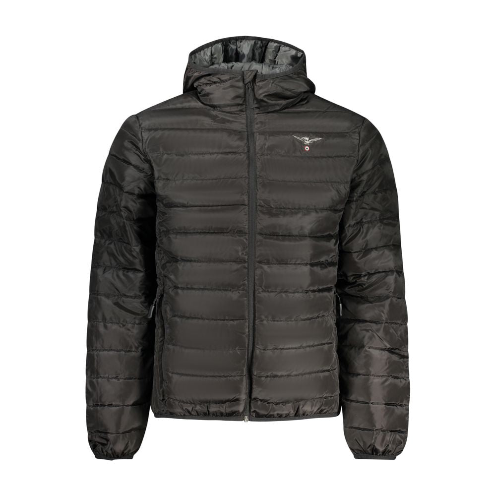 Accademia Militare Nero Polyester Men's Jacket - Luxe Nova