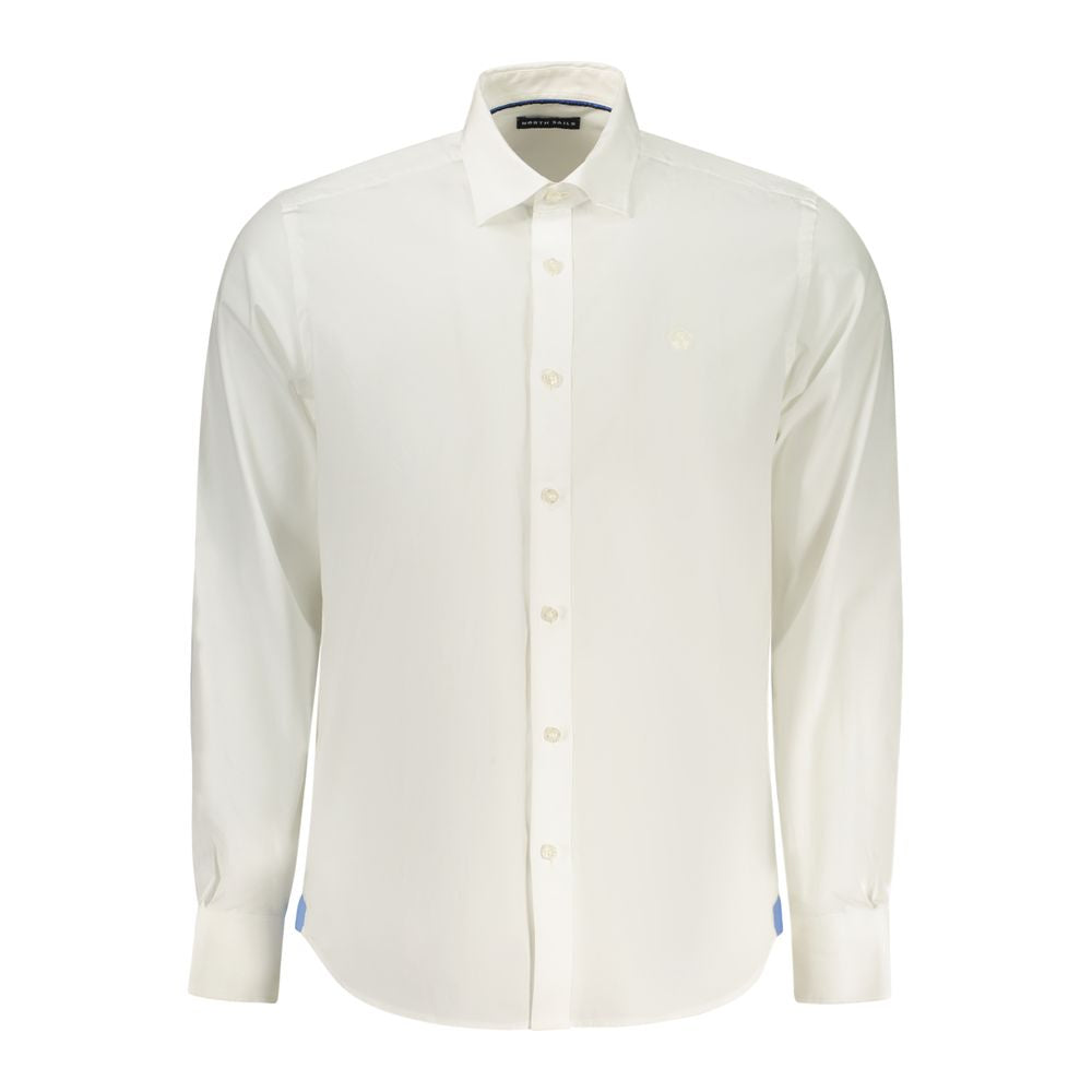 North Sails White Cotton Men's Shirt - Luxe Nova