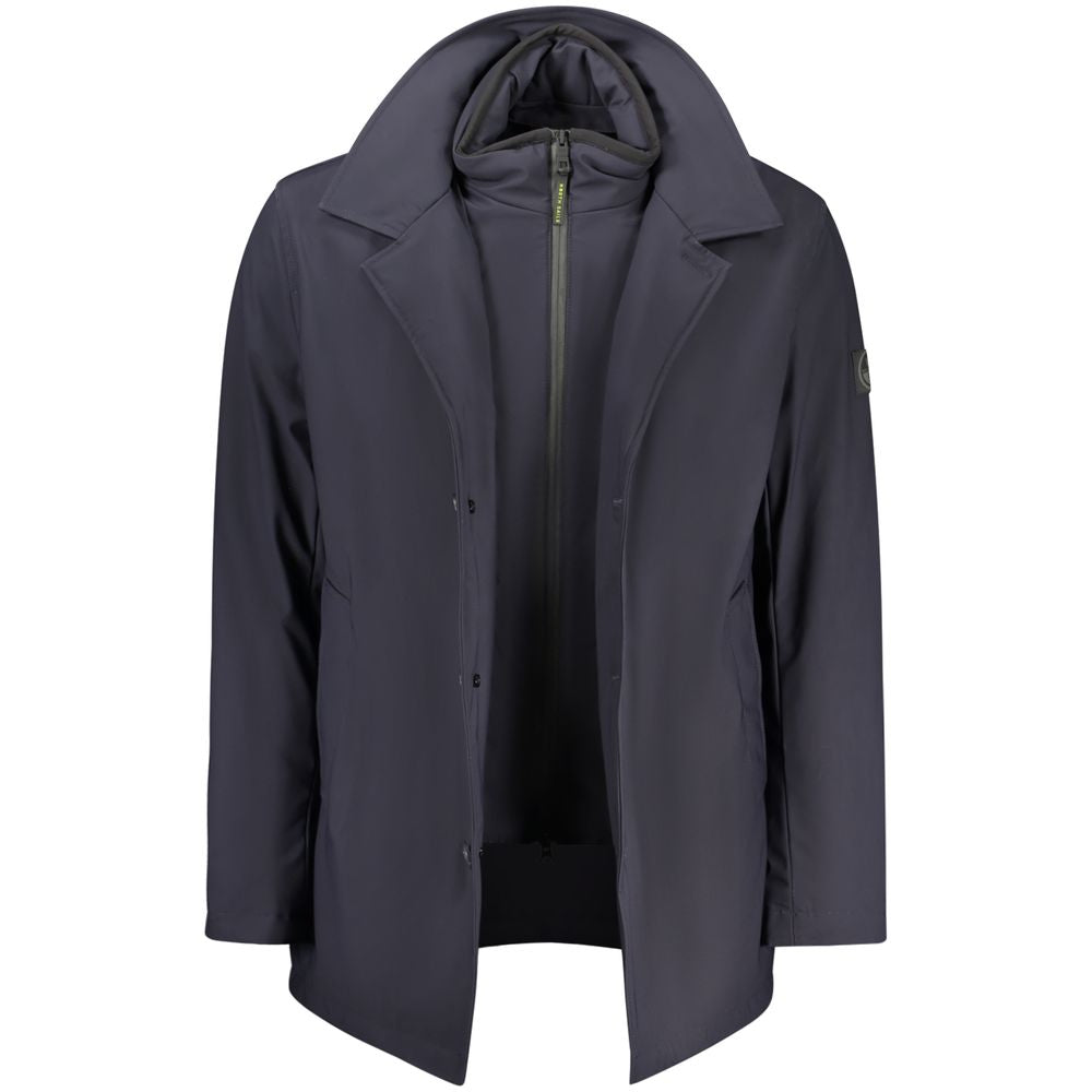 North Sails Blue Polyester Men's Jacket - Luxe Nova