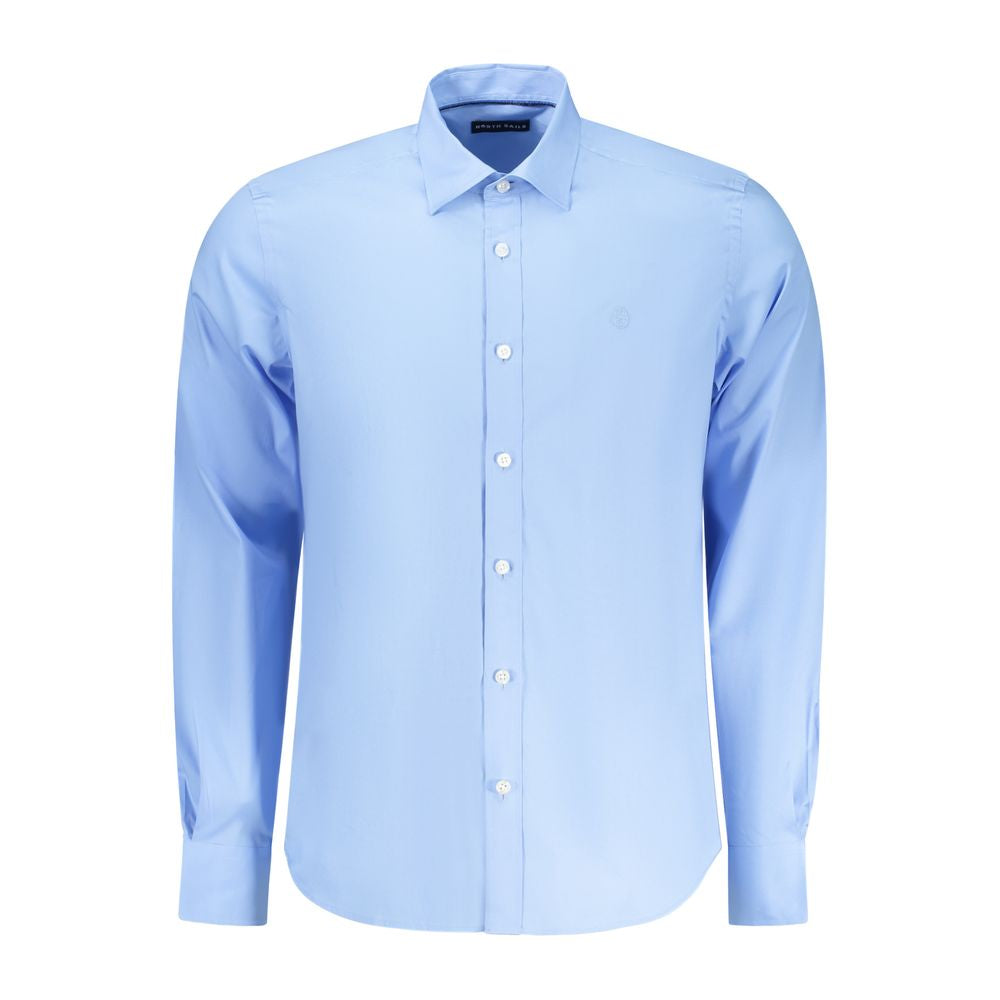 North Sails Azzurro Cotton Men Shirt - Luxe Nova