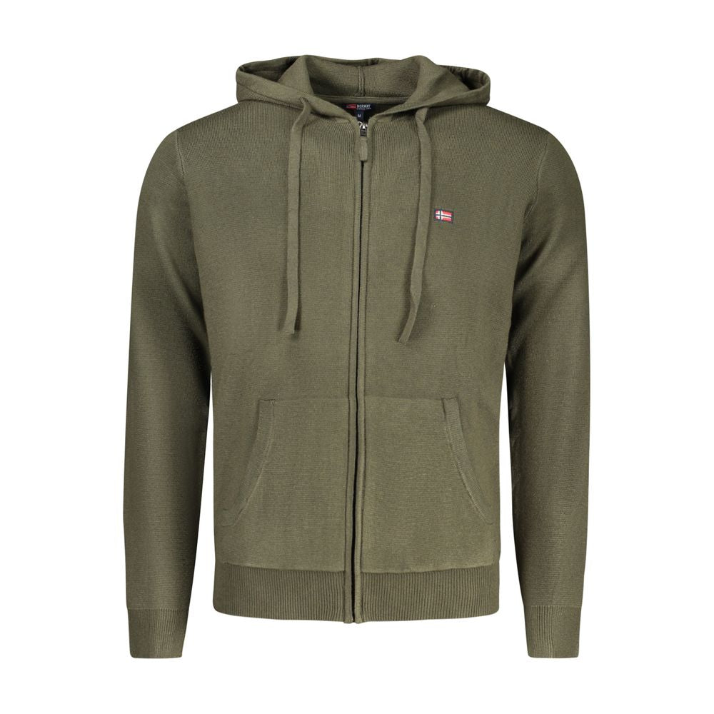 Norway 1963 Verde Poliammide Men Cardigan - Luxe Nova