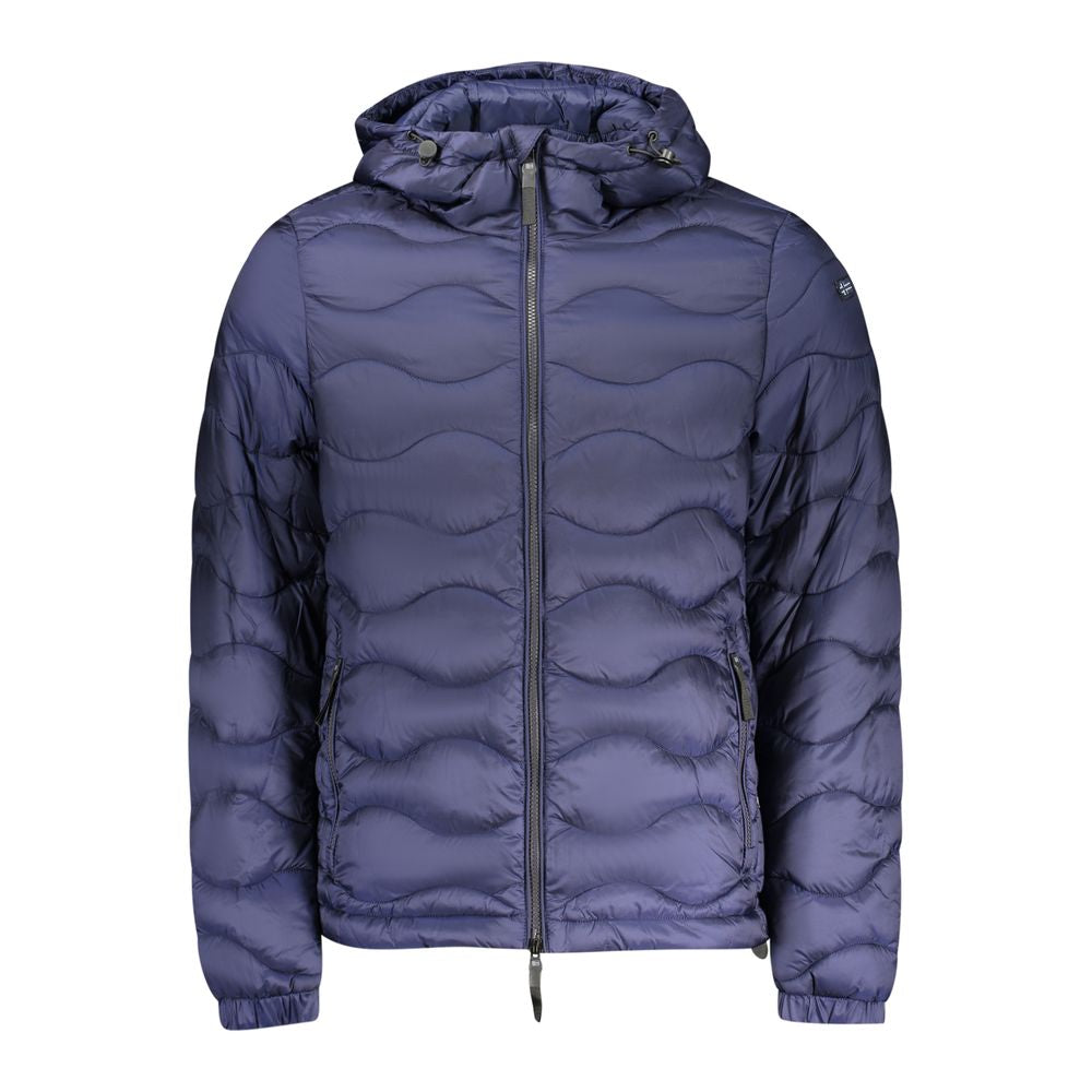 Norway 1963 Blue Polyamide Men's Jacket - Luxe Nova