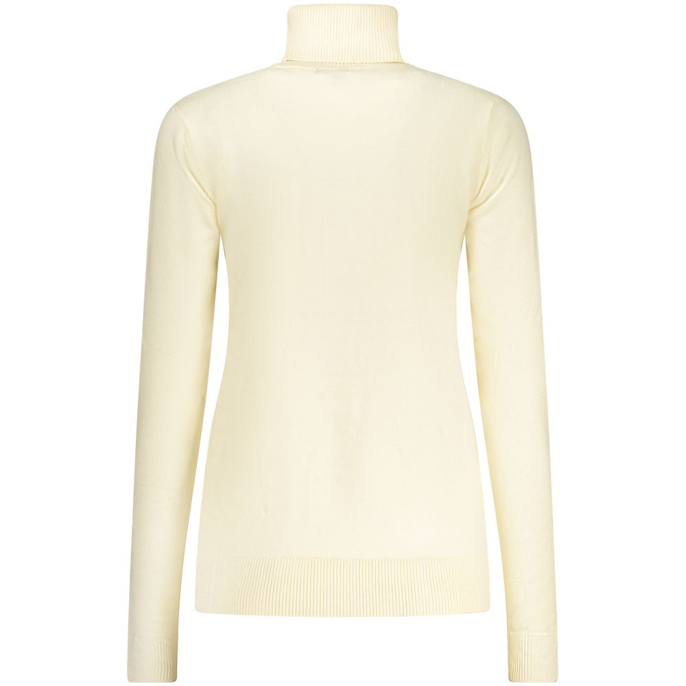 Norway 1963 Bianco Viscosa Donna Maglia - Luxe Nova