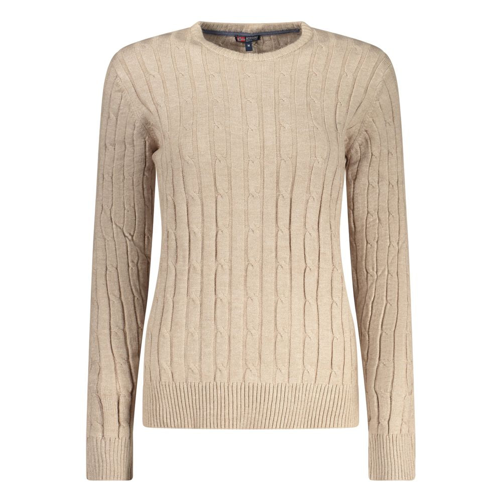 Norway 1963 Beige Viscose Women Sweater - Luxe Nova