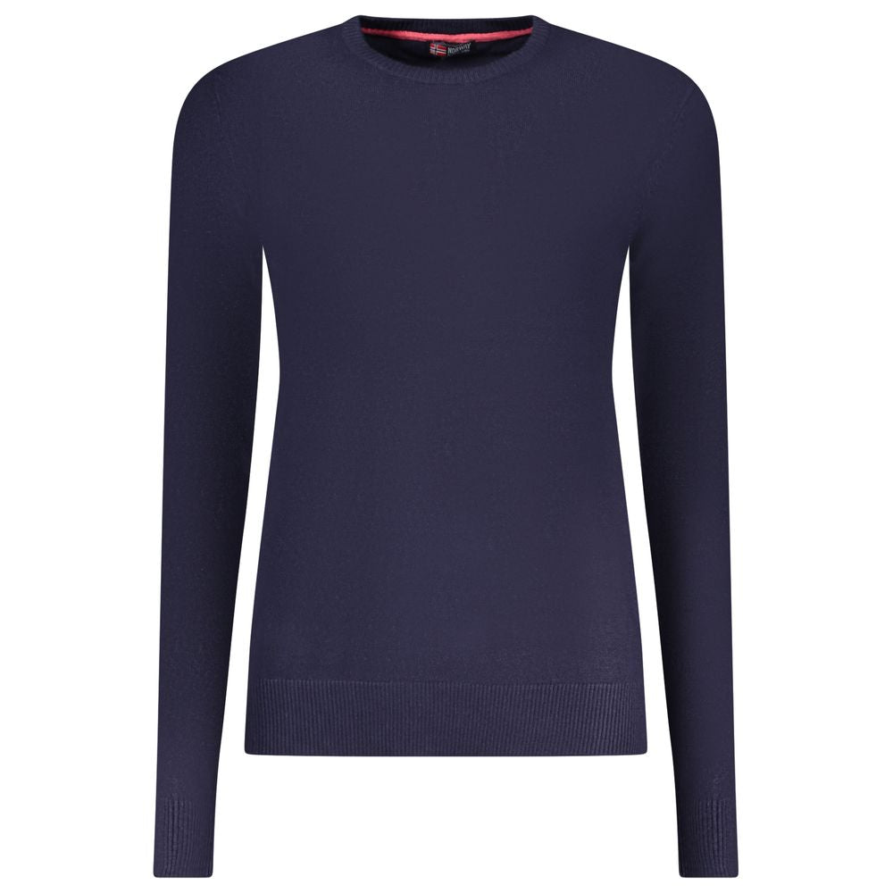 Norway 1963 Blu Viscose Donna Maglia - Luxe Nova
