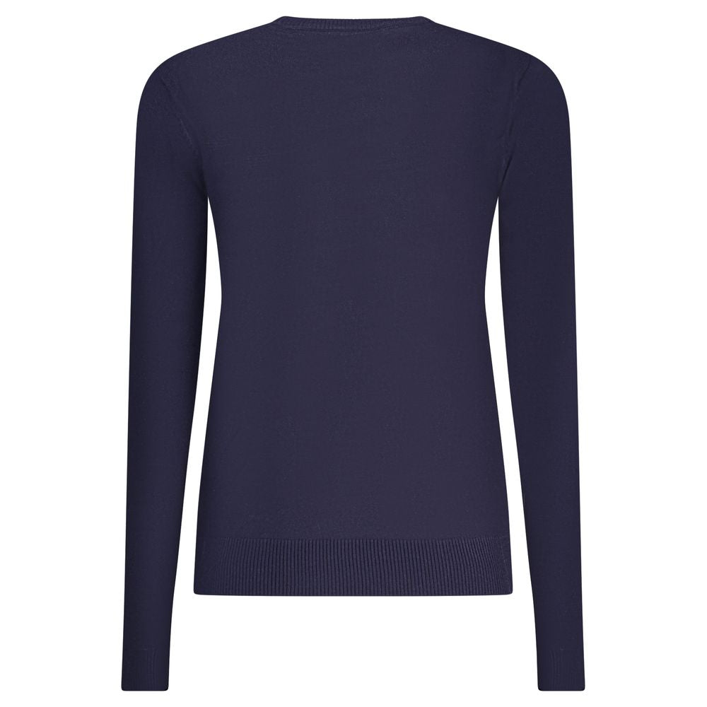 Norway 1963 Blu Viscose Donna Maglia - Luxe Nova