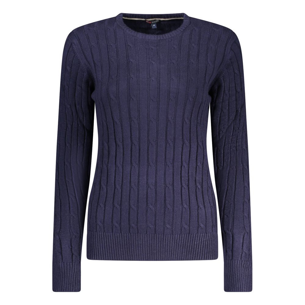 Norway 1963 Blue Viscose Women Sweater - Luxe Nova