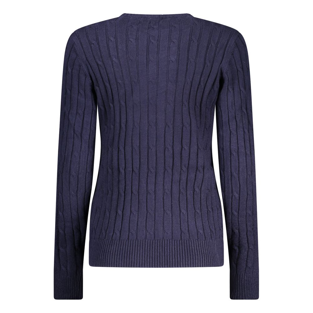 Norway 1963 Blue Viscose Women Sweater - Luxe Nova