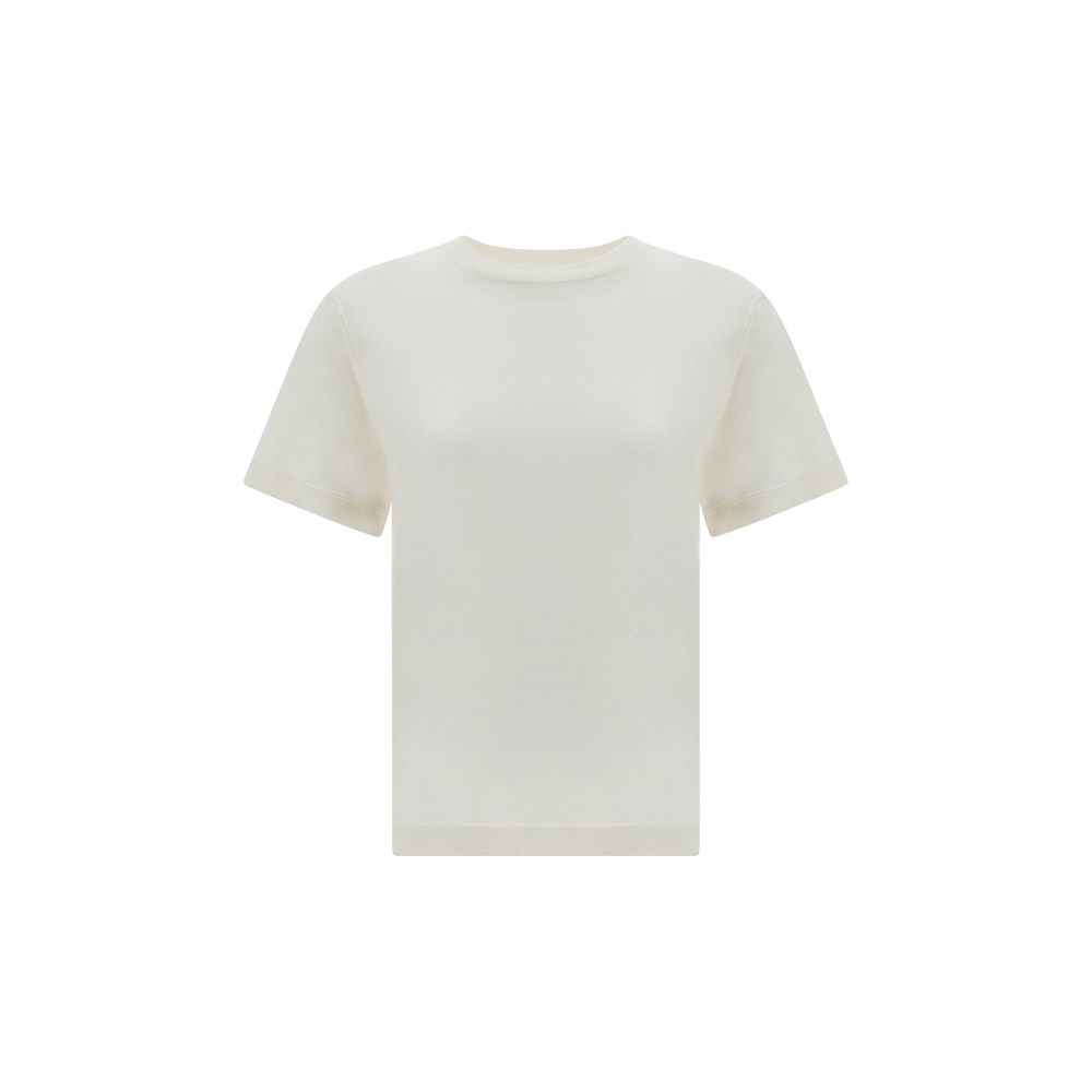 Extreme Cashmere White Cotton T-Shirt - Luxe Nova