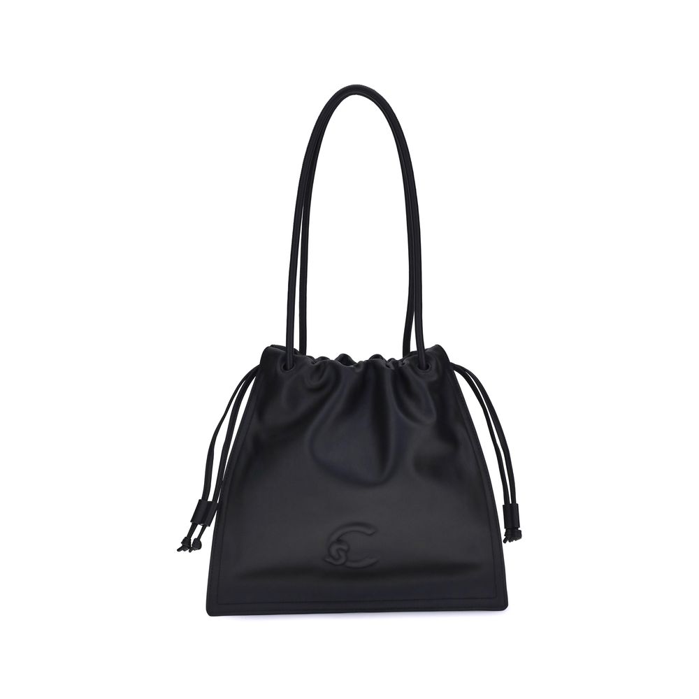 Coccinelle Black Calf Leather Bos Taurus Handbag