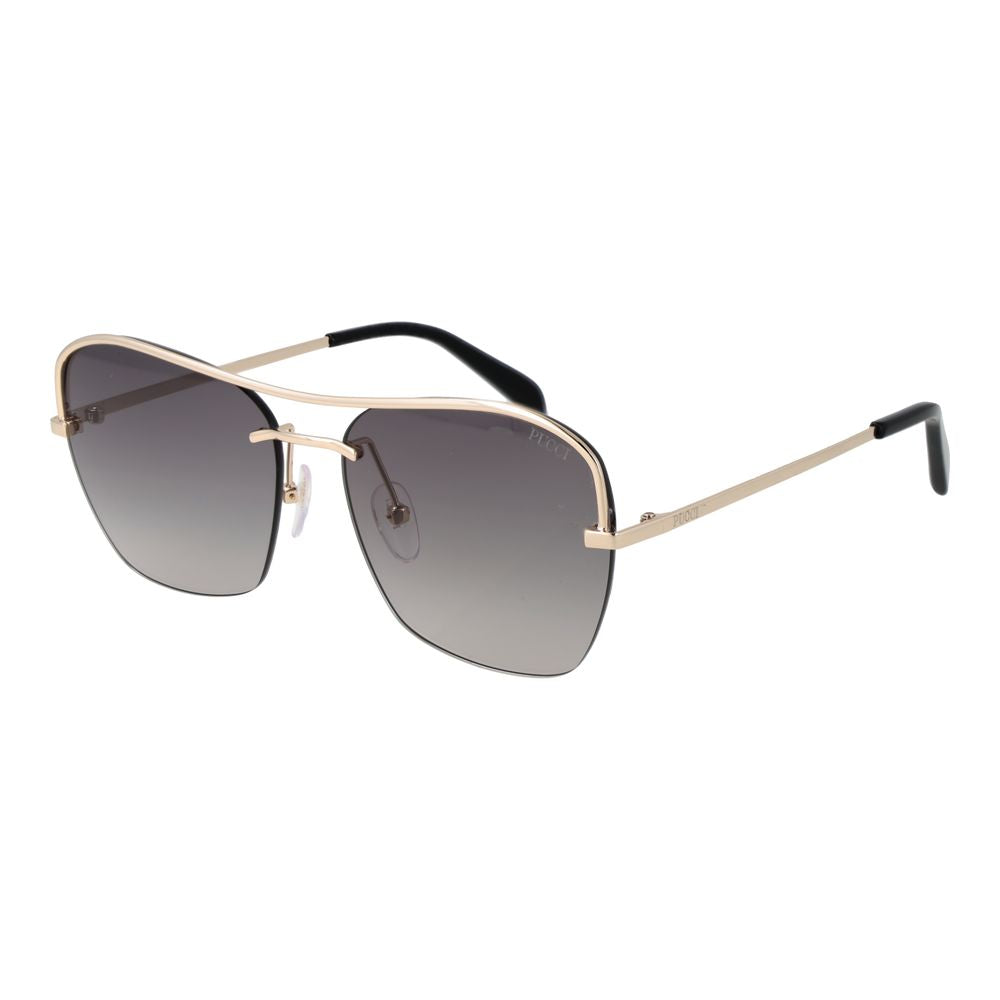 Emilio Pucci Gold Metal Sunglasses - Luxe Nova