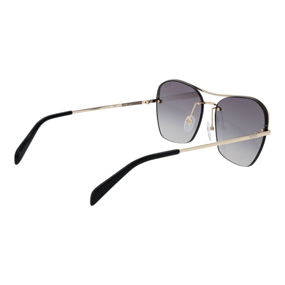 Emilio Pucci Gold Metal Sunglasses - Luxe Nova