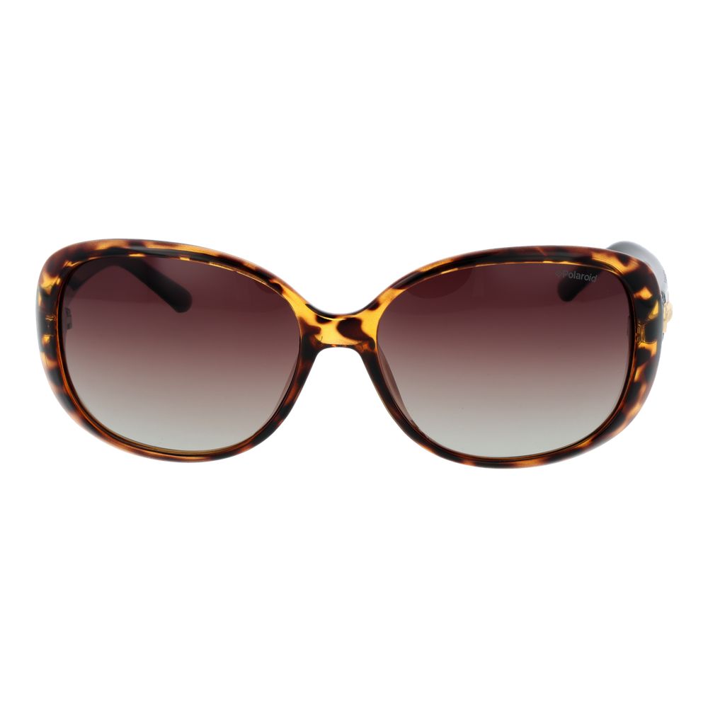 Polaroid Brown Plastic Sunglasses - Luxe Nova