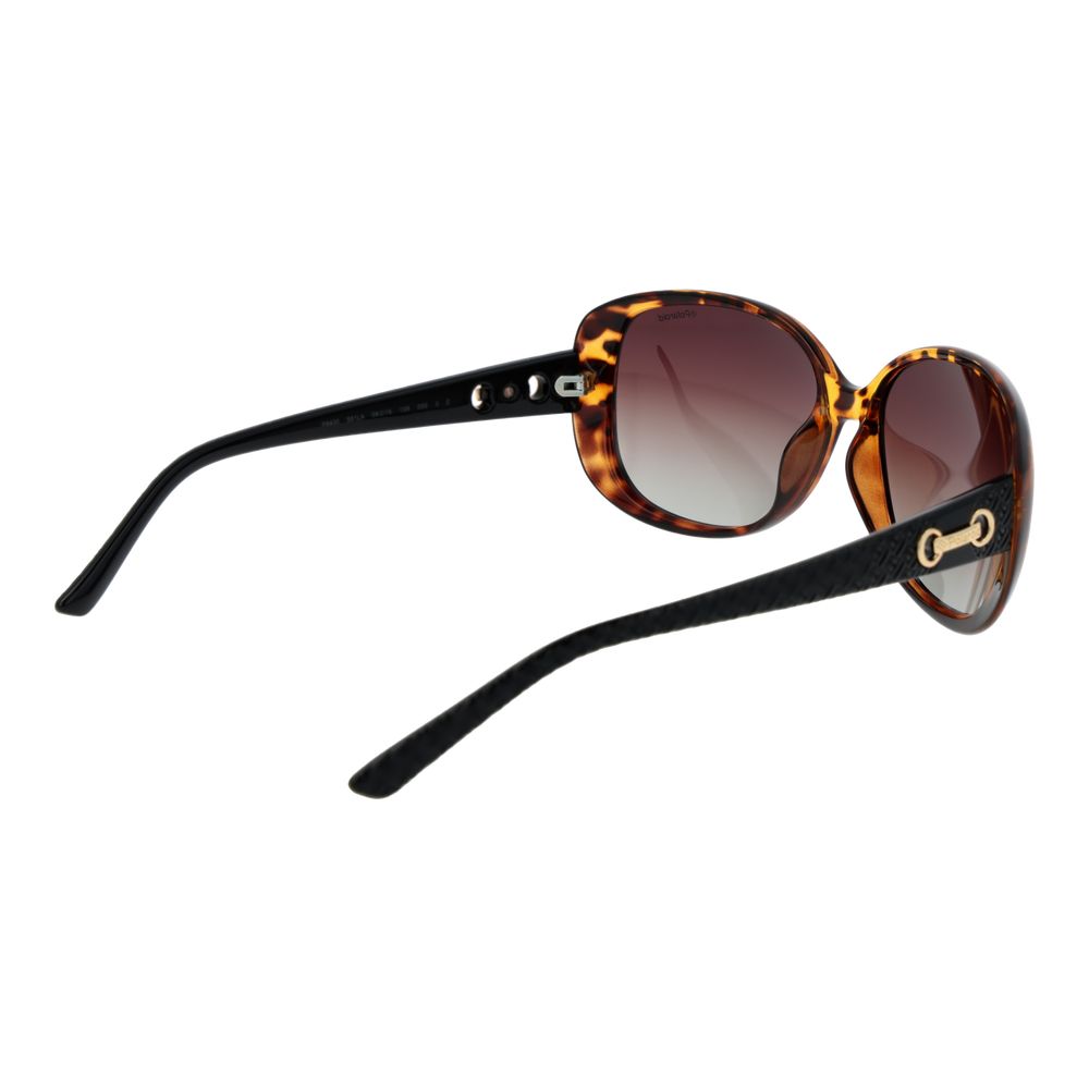Polaroid Brown Plastic Sunglasses - Luxe Nova