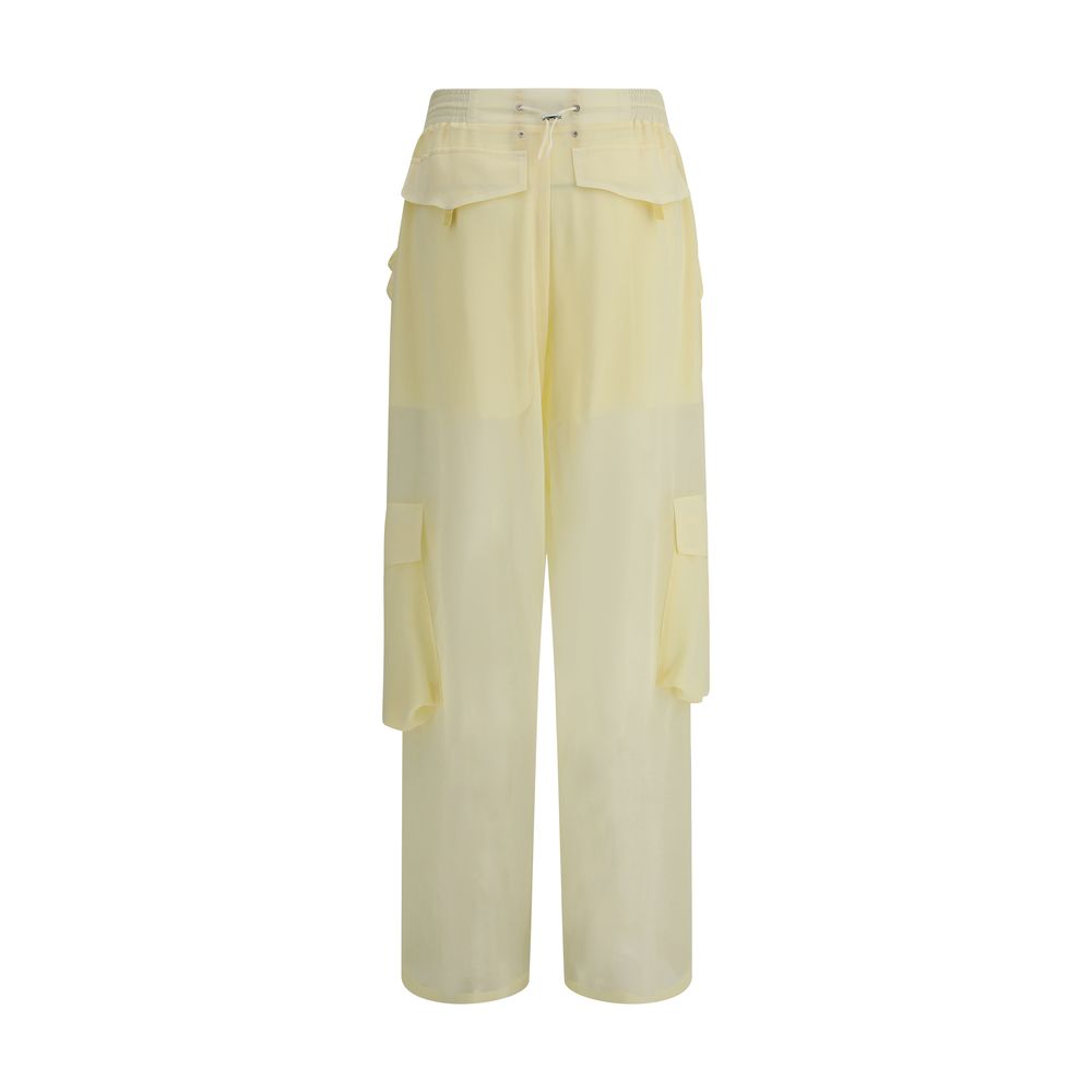 PINKO Bicolor Polyester Cargo Pants