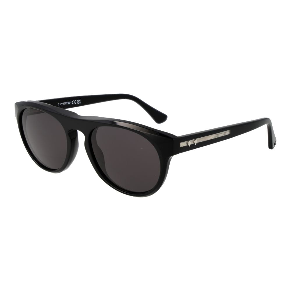 Web Black Acetate Sunglasses - Luxe Nova