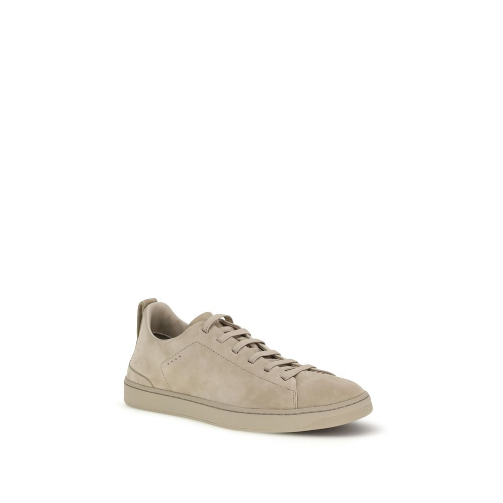 Church's Gray Calf Leather Bos Taurus Low Top Sneakers - Luxe Nova