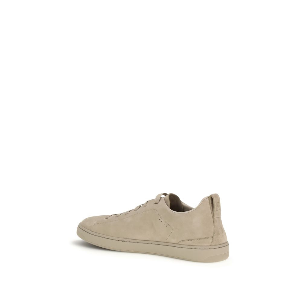 Church's Gray Calf Leather Bos Taurus Low Top Sneakers - Luxe Nova