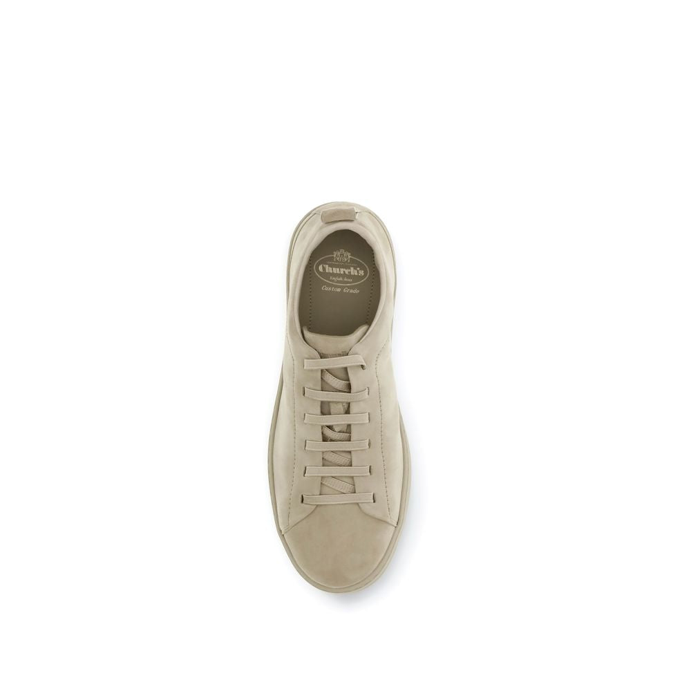 Church's Gray Calf Leather Bos Taurus Low Top Sneakers - Luxe Nova