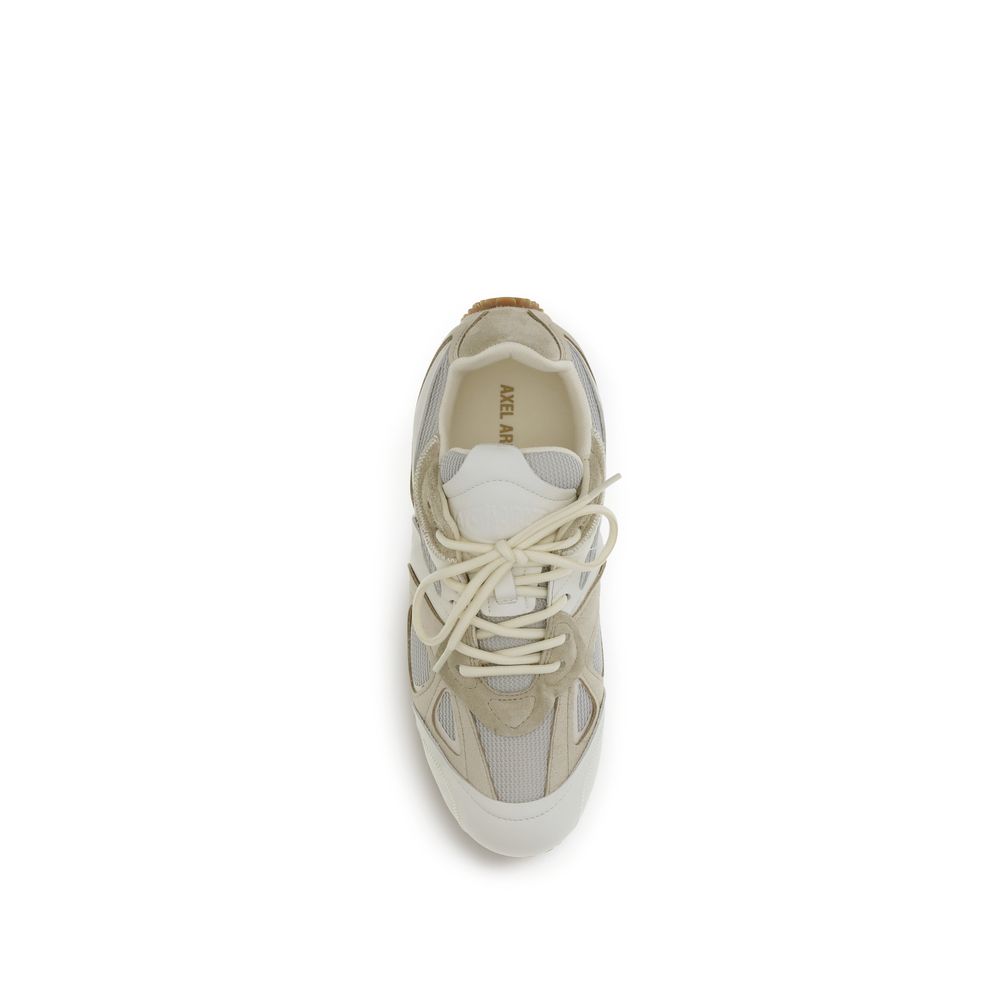 Axel Arigato Beige Calf Leather Bos Taurus Low Top Sneakers - Luxe Nova