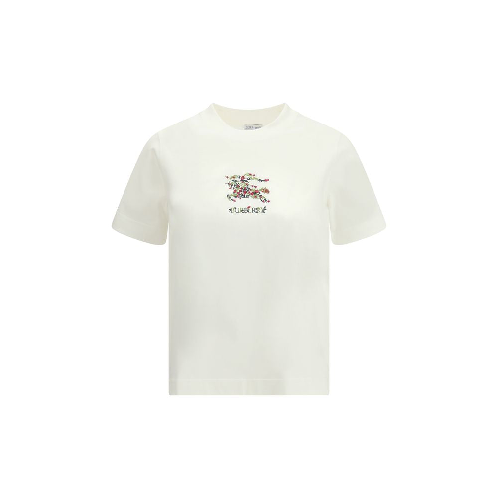 Burberry White Cotton T-Shirt - Luxe Nova