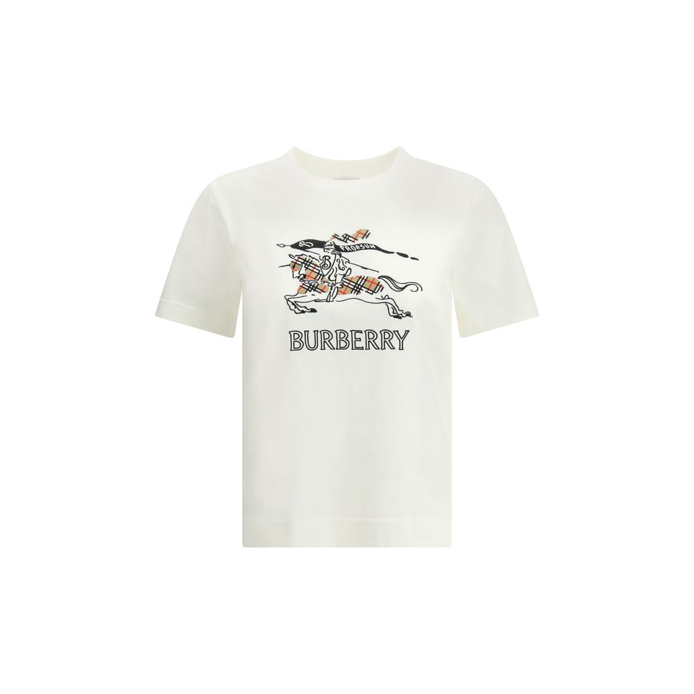 Burberry White Cotton T-Shirt - Luxe Nova