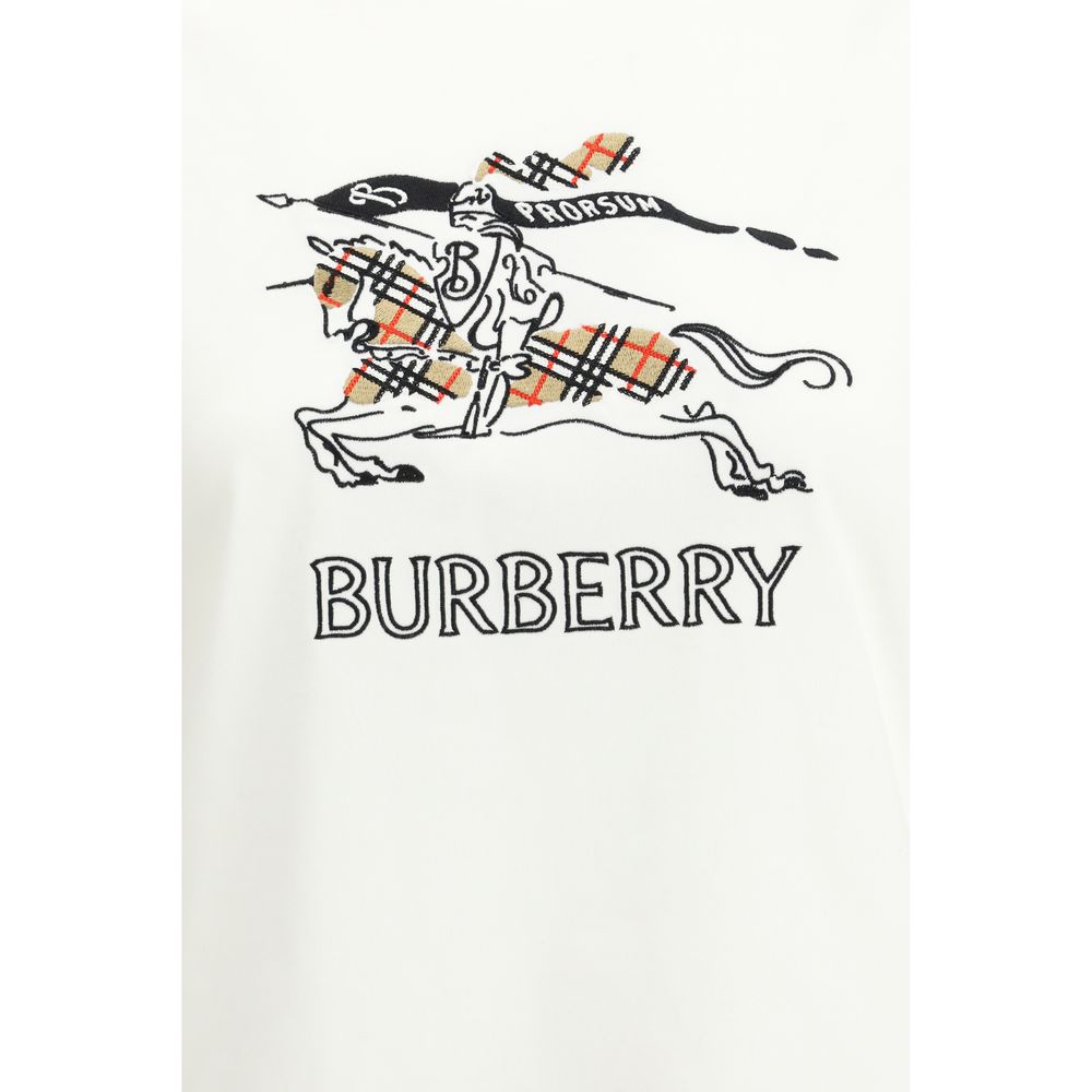 Burberry White Cotton T-Shirt - Luxe Nova