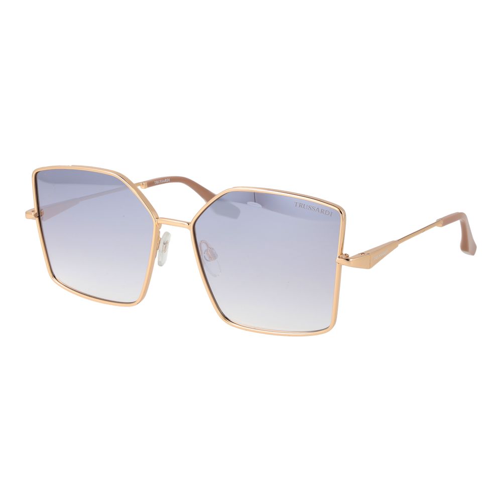 Trussardi Gold Metal Sunglasses - Luxe Nova