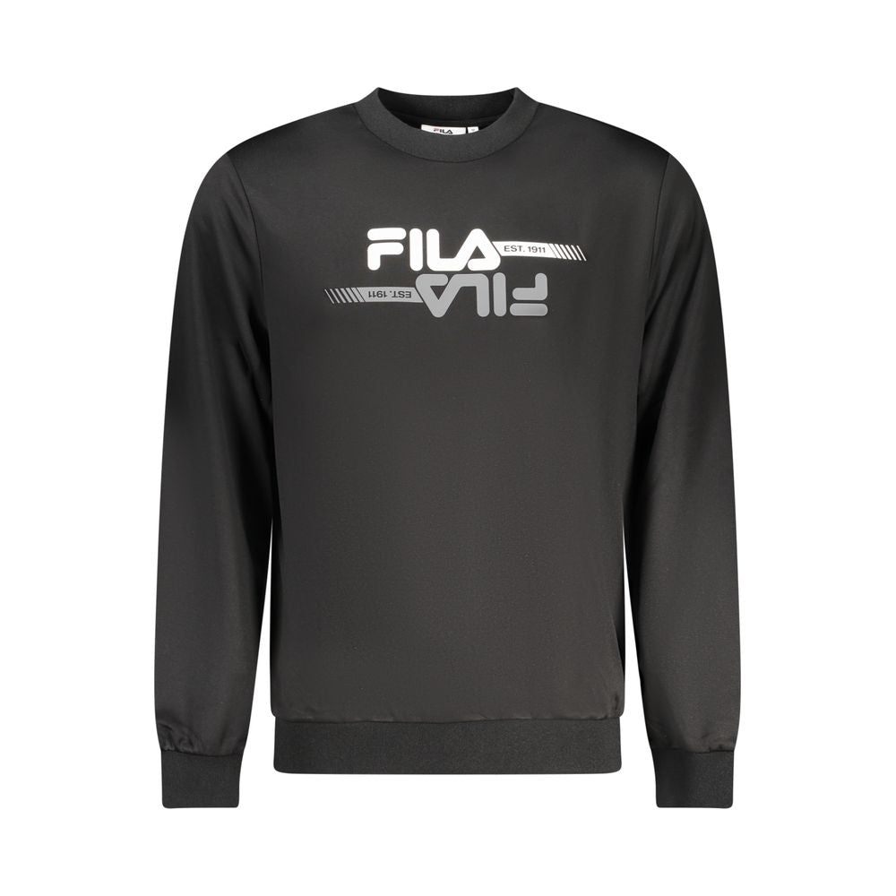 Fila Black Polyester Men Sweatshirt - Luxe Nova
