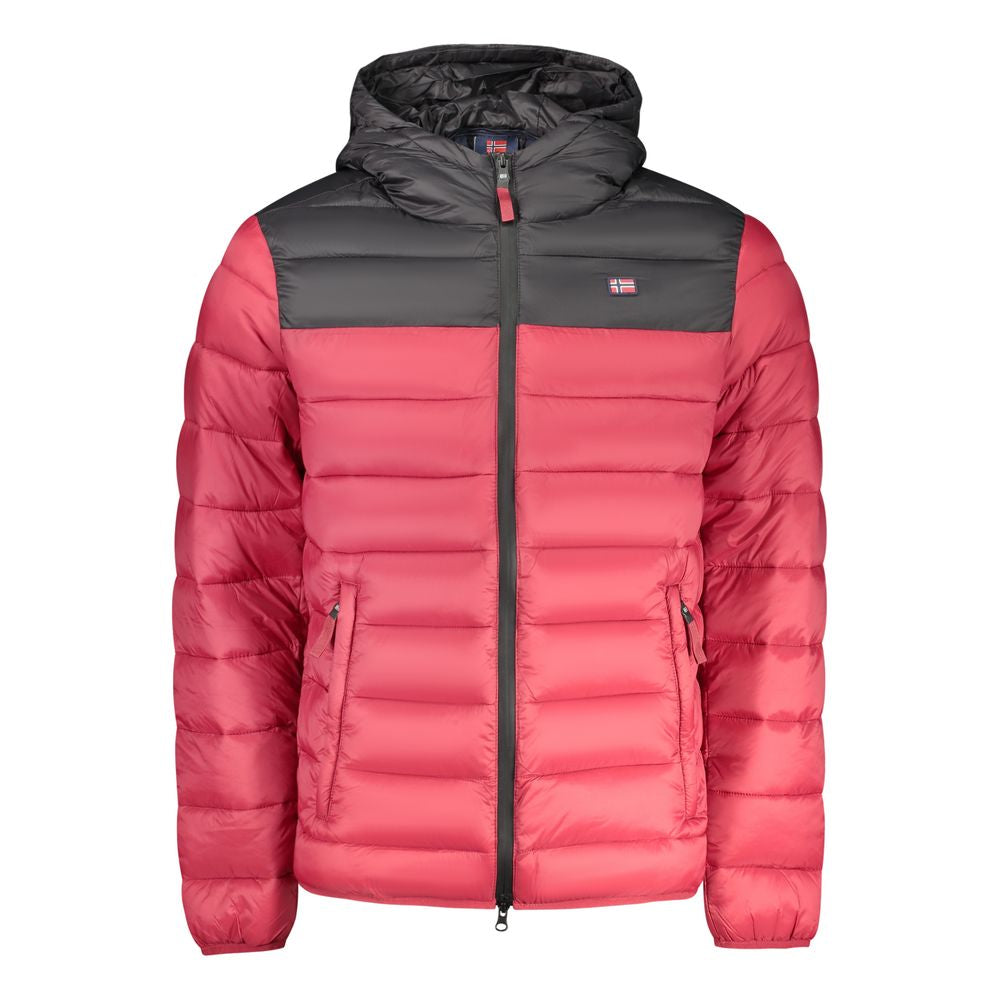 Norway 1963 Red Polyamide Mens Jacket - Luxe Nova