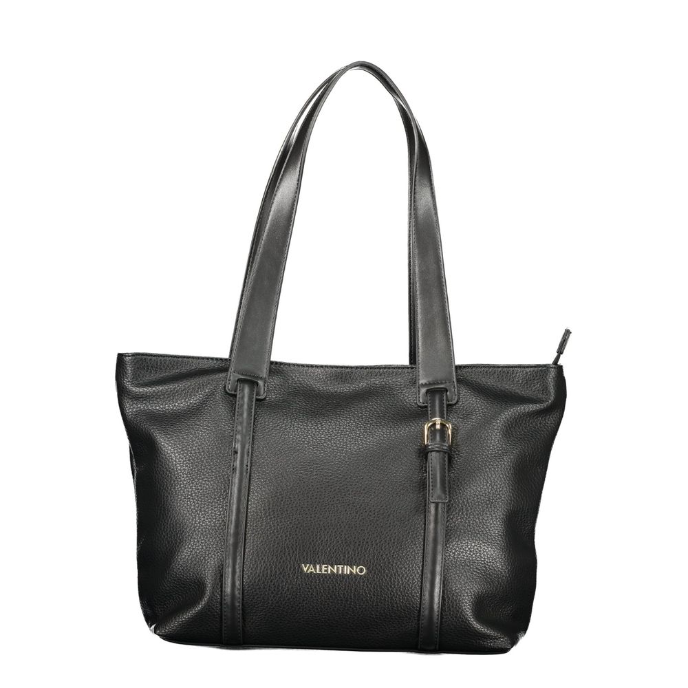 Mario Valentino Nero Polyurethane Women Shoulder Bag - Luxe Nova