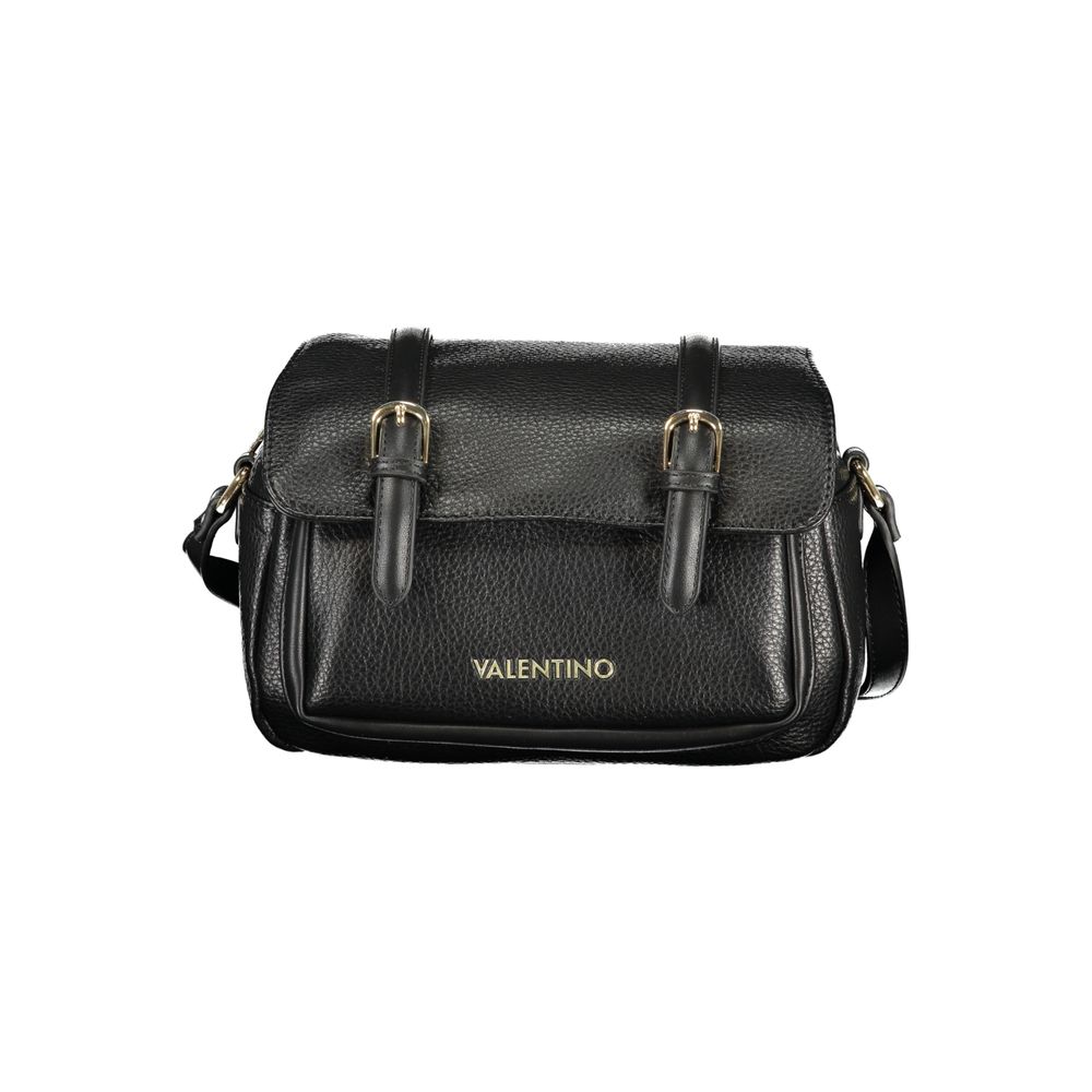 Mario Valentino Black Polyurethane Women Shoulder Bag - Luxe Nova
