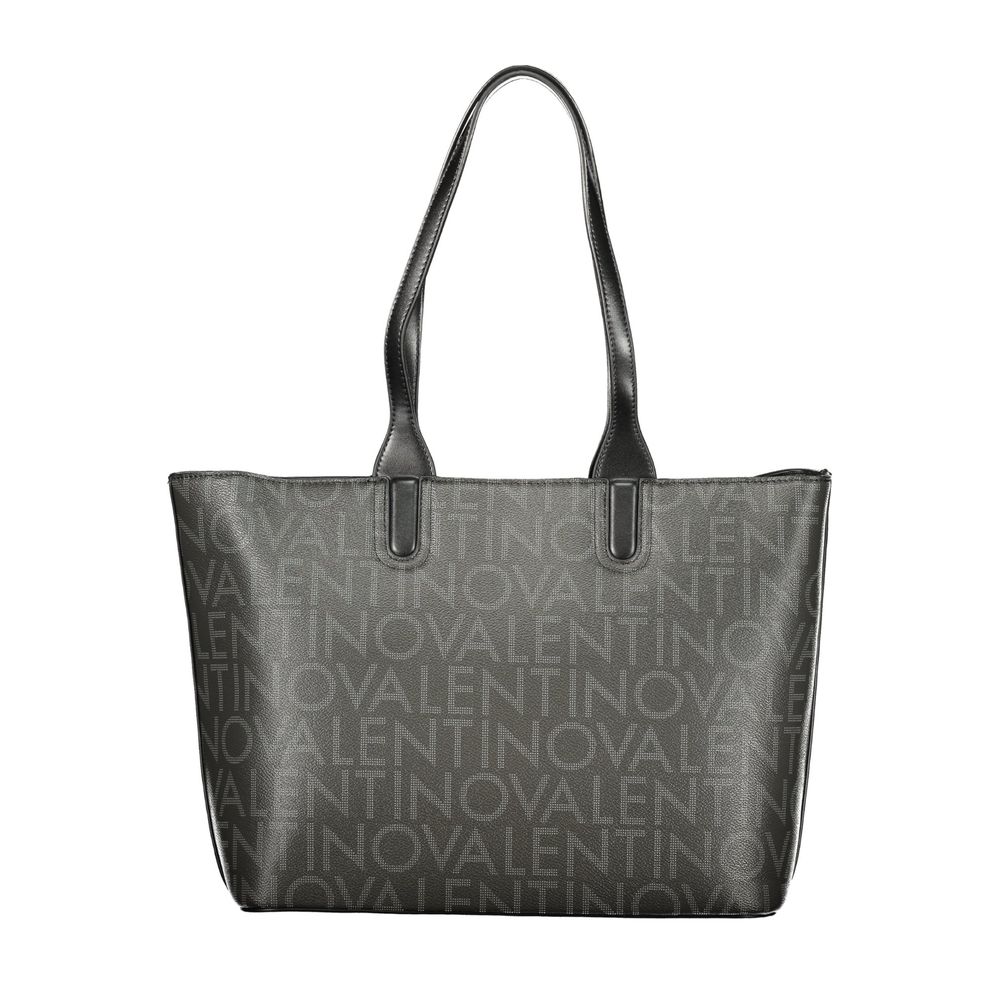 Mario Valentino Nero Polyurethane Women Handbag - Luxe Nova