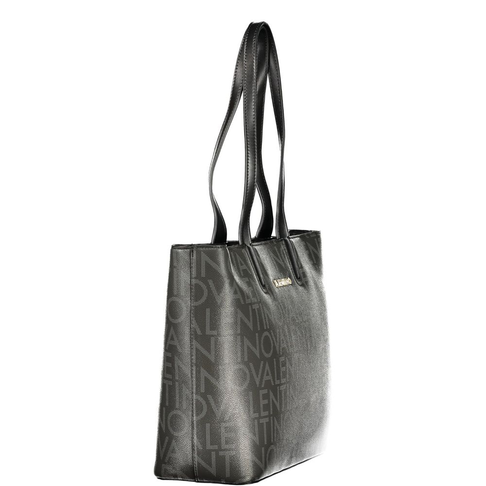 Mario Valentino Nero Polyurethane Women Handbag - Luxe Nova