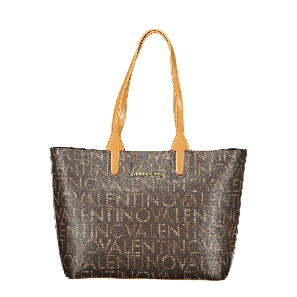 Mario Valentino Marrone Polyurethane Women Handbag - Luxe Nova