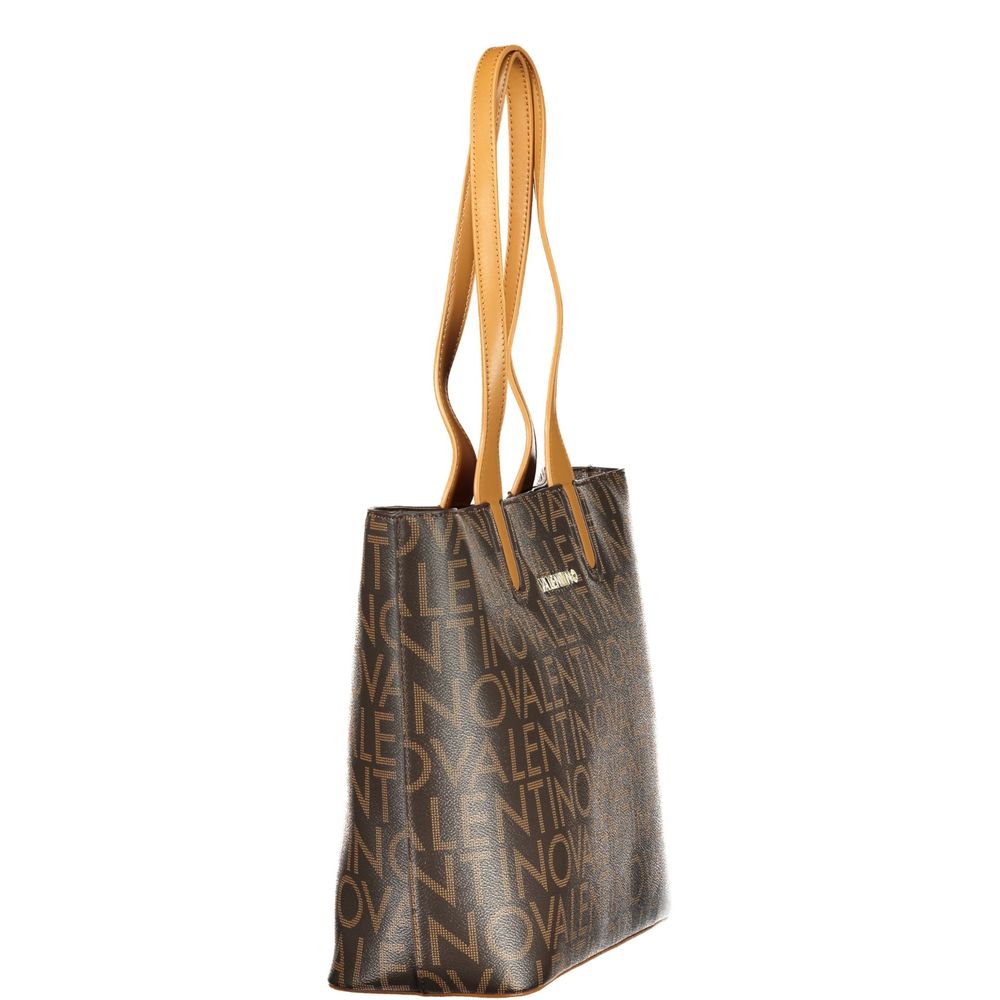 Mario Valentino Marrone Polyurethane Women Handbag - Luxe Nova