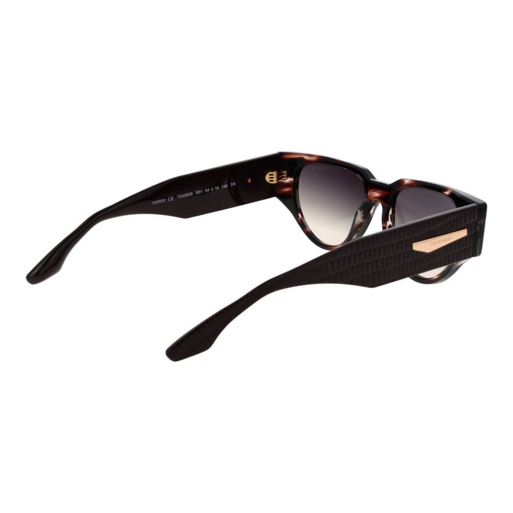 Trussardi Brown Acetate Sunglasses - Luxe Nova