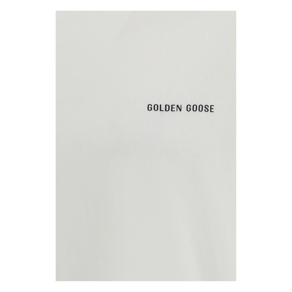 Golden Goose White Cotton T-Shirt - Luxe Nova