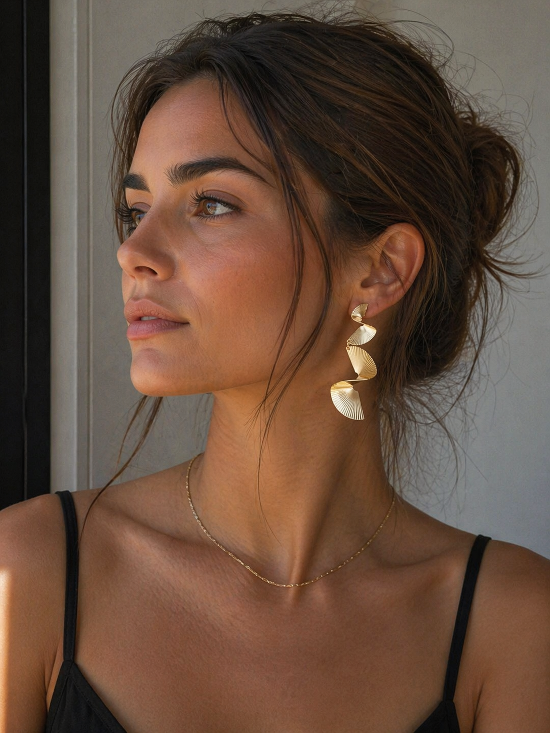ALDO Gold Elastane Earrings